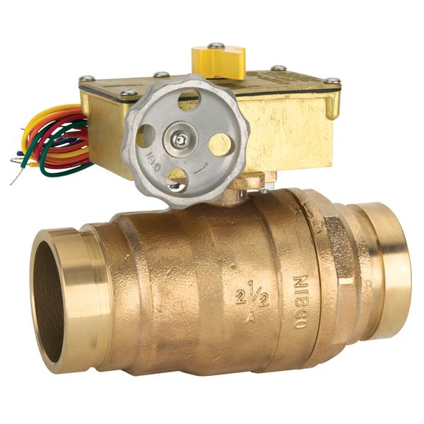 KG-505-W-8 - Two-Piece Bronze Ball Valve - Fire Protection, Grooved On