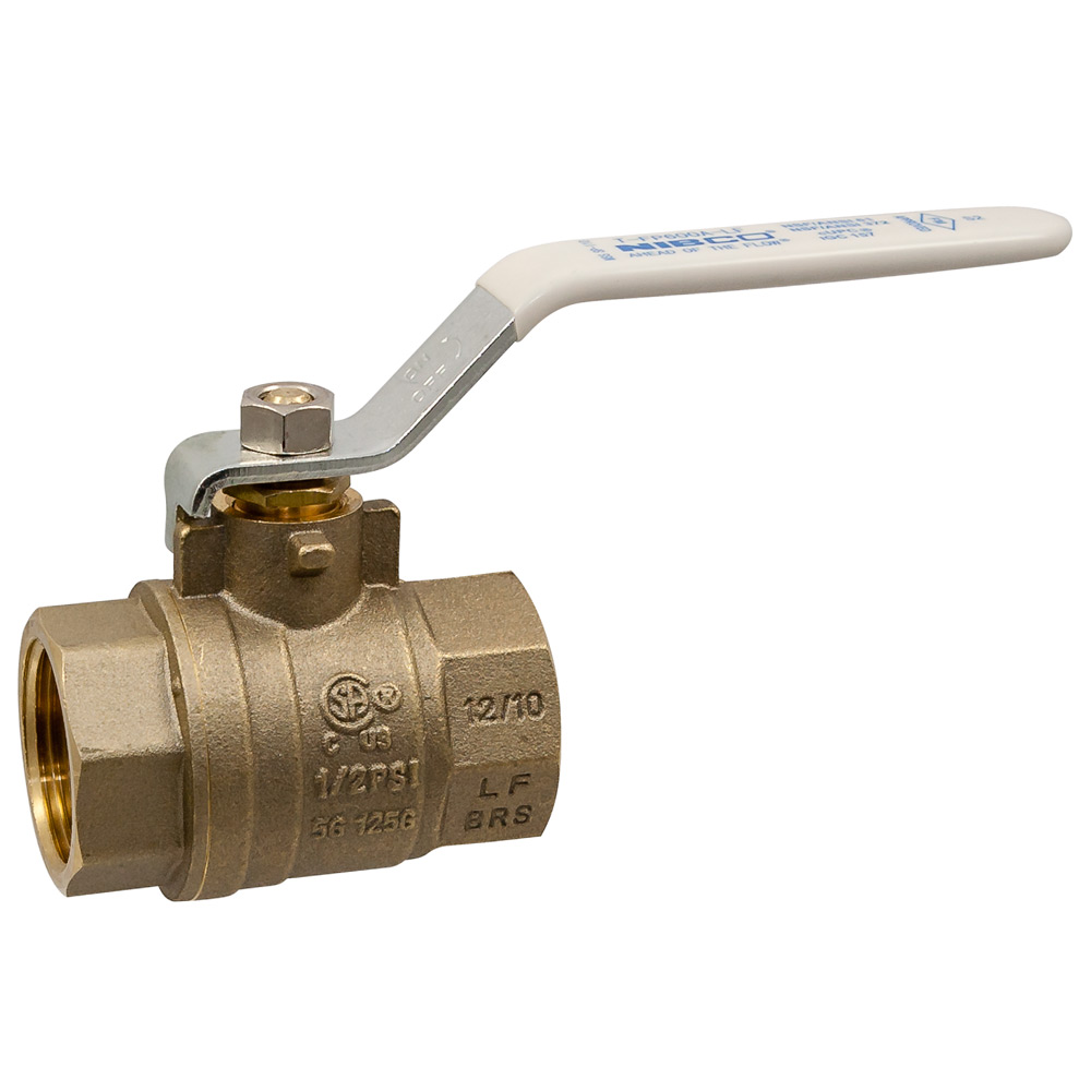 Material Number NL998X6, T-FP-600A-LF - Ball Valve - Lead-Free* Brass