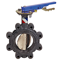 Butterfly Valve - Ductile Iron, Lug Type, 100 PSI, Actuated, LD-L110