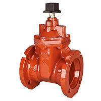 Gate Valve - Ductile Iron, Irrigation, Mechanical Joint, Square Operating Nut, MJ-619-RWS-SON