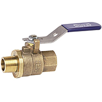 Two-Piece Bronze Ball Valve - Male x Female Threaded End Connections, MTT-585-70