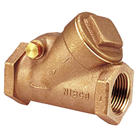 Check Valve - Bronze, PTFE Disc, Threaded Ends, T-433-Y