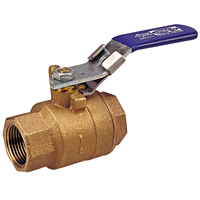 Two-Piece Bronze Ball Valve - Full Port, Safety-Vent®, T-585-70-SV