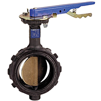 Butterfly Valve - Cast Iron, Wafer Type, 200 PSI, WC-2000