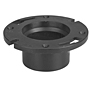 Flush Closet Flange with Pipe Stop - ABS DWV, 5853