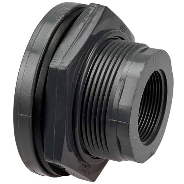 Material Number CA20905, 4550 - Tank Adapter Tank x FPT - PVC 