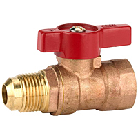 GBVA - Gas Ball Valve - Flare x FPT, Lever Handle