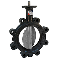 Butterfly Valve - Ductile Iron, Lug Type, 100 PSI, Actuated, LD-L010