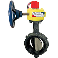 Butterfly Valve - Ductile Iron, Fire Protection, Normally Closed, UL Listed, Wafer Style, WD-3510-C-8