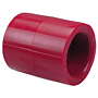 Thread Coupling FPT x FPT - Kynar® Red PVDF Schedule 80, 6501-3-3